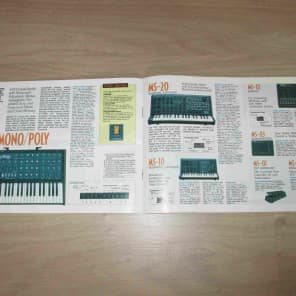 Korg Catalog Volume 10 - Original Vintage Synthesizer Brochure/Catalog-RARE image 5