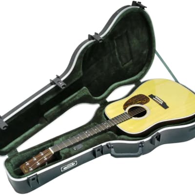 SKB 1SKB-18 Deluxe Dreadnought Acoustic Guitar Hard Case with TSA Latches 2010s - Black for sale