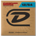 Dunlop DAP1254 Phosphor Bronze Light Acoustic Strings Set Pack 12-54