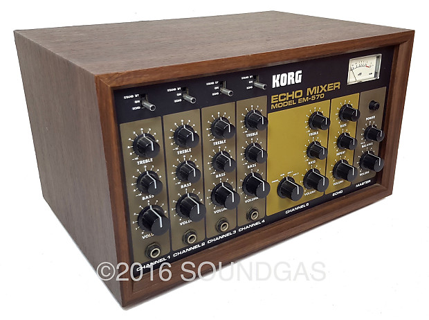 KORG エコーミキサー EM-570 良品！ Korg EM-570 Echo Mixer (MN3005 Delay) | Reverb