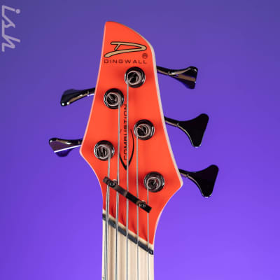 Dingwall NG-3 5-String Bass Guitar Fiesta Red image 5