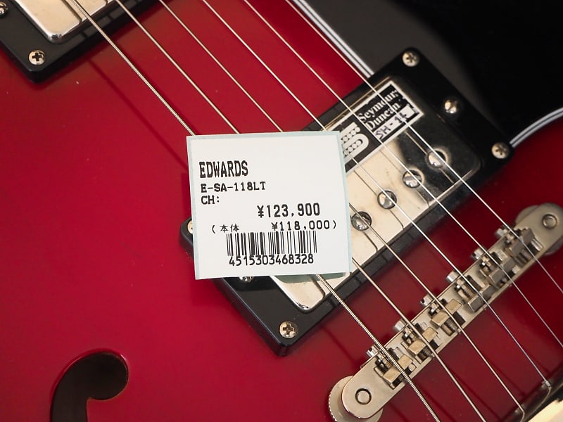 2006 ESP Edwards E-SA-118LT Carved Top 335 w/ 50s Neck