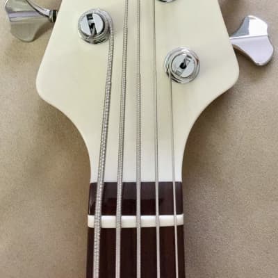 F Bass VF5 PJ Bass - As New! FBass VF 5 Oly White - perfect image 5