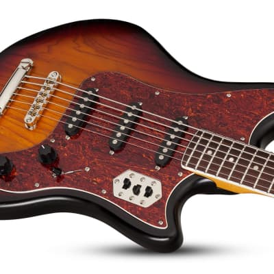 Schecter Guitar Research Hellcat VI Extended-Range Electric Guitar 3-Tone Sunburst image 22