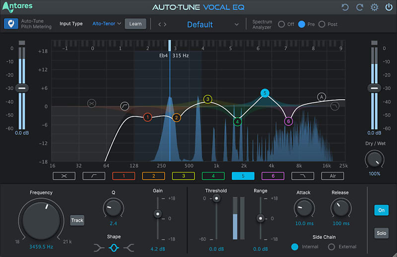 Antares Auto Tune Vocal EQ Plug In Software License image 1