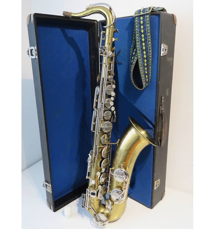 Vintage B&M Champion Tenor Saxophone with Case | Reverb