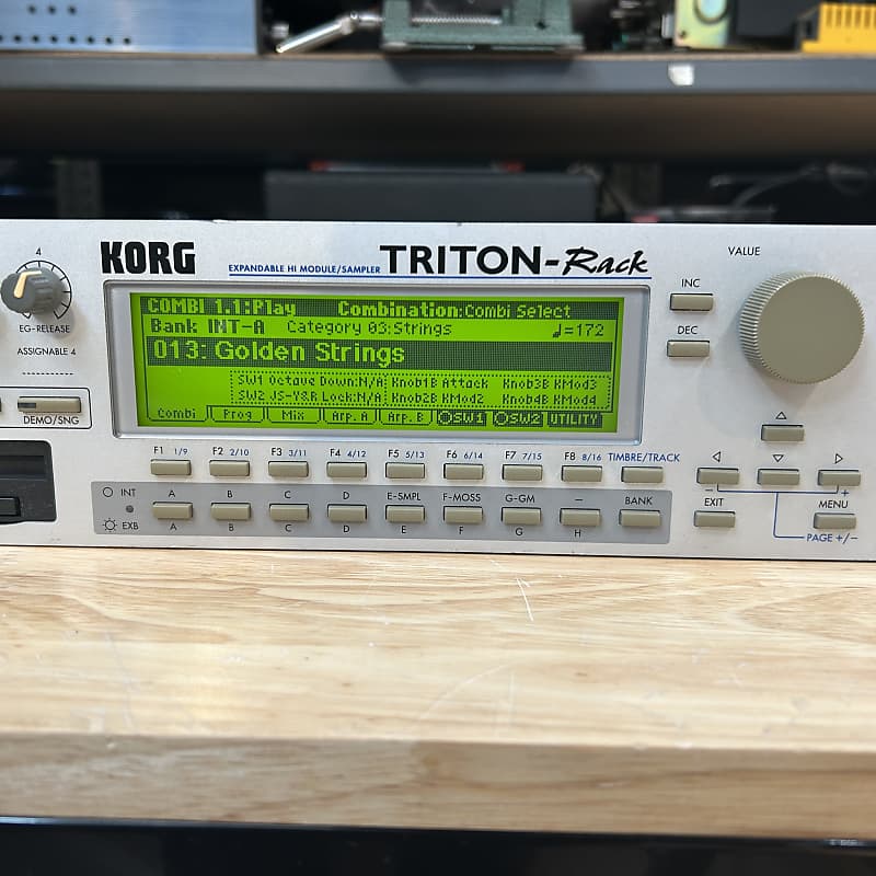 Korg Triton Rack Rackmount 60-Voice Polyphonic Workstation (2000