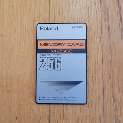 Roland Roland M256e Memory Card RAM Store PatchesRoland M