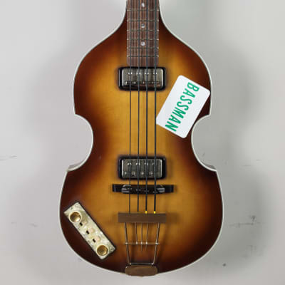 2022 H500/1-RFT-L-0 Violin Bass Rooftop '69 Lefty - Sunburst With OHSC & Case Candy for sale