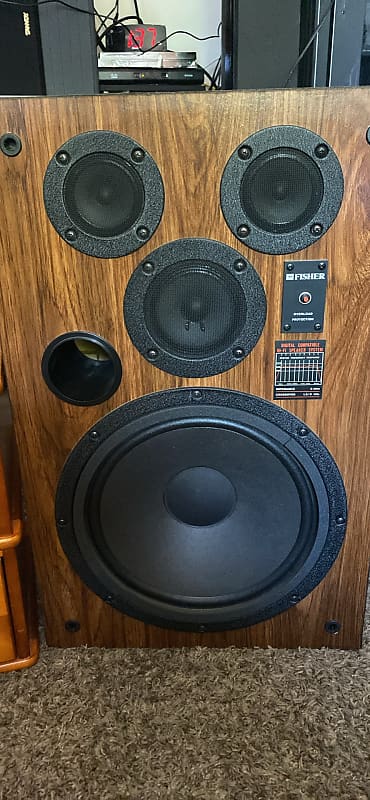 Fisher stereo receiver / cd player /speakers AD883 1980s  			