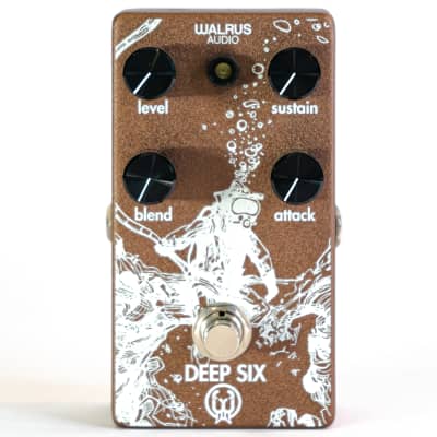 Walrus Audio Deep Six V1 Compressor Guitar Effect Pedal - Hammered Copper image 2