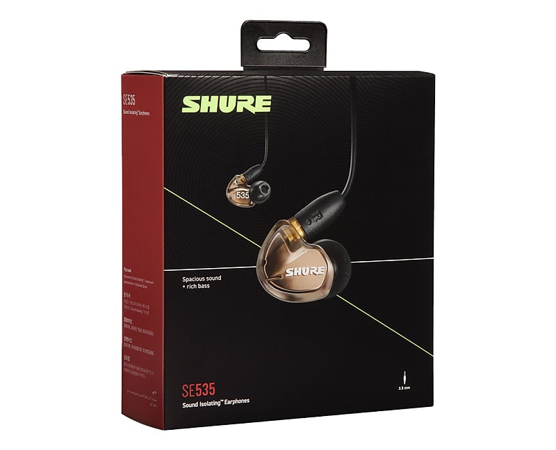 Shure SE535-V+UNI Sound Isolating Earphones w/ Universal | Reverb