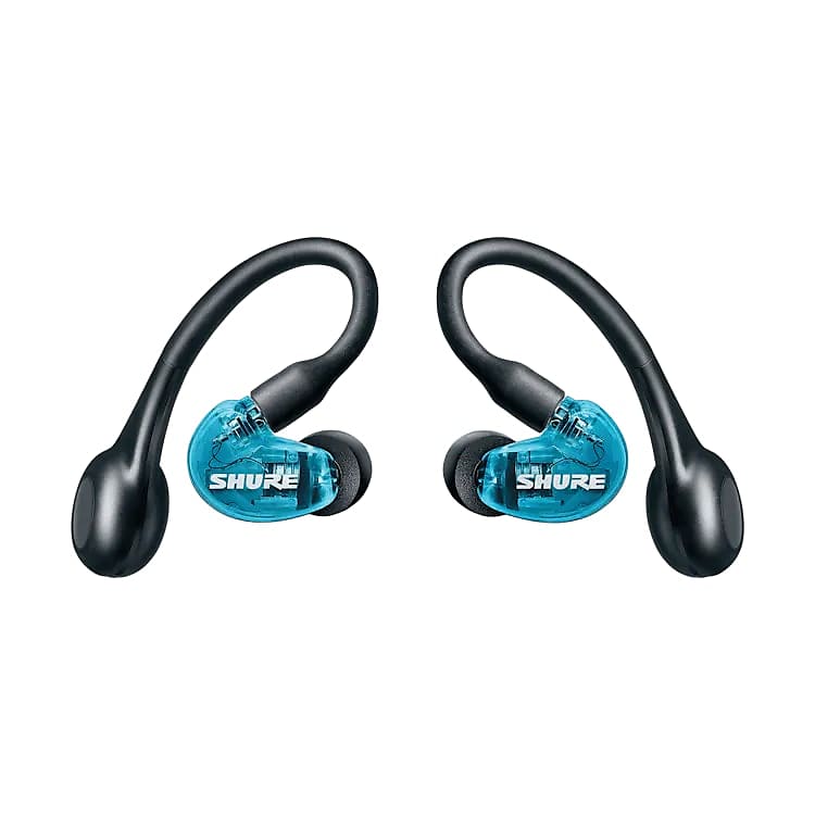 Shure SE21DYBL+TW2 SE215 BLUE W/ BT MMCX TRUE Wireless image 1