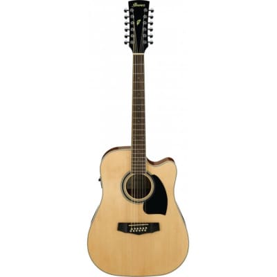 IBANEZ PF1512ECE-NT 12-String Elektro-Akustikgitarre, natural high gloss for sale