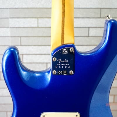 Fender American Ultra Stratocaster with Maple Fretboard - Cobra Blue image 7