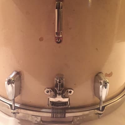 Leedy 1920 Marching Snare 12" X 16" White Paint image 2
