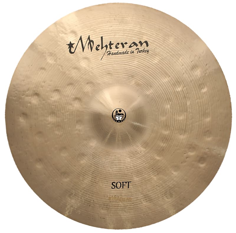 Mehteran Cymbals 19" Soft Ride Sizzle-Rivets image 1