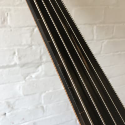 Letts Woden 29” fretless 5 string bass Mahogany/Ebony Handcrafted in the uk 2023 image 12