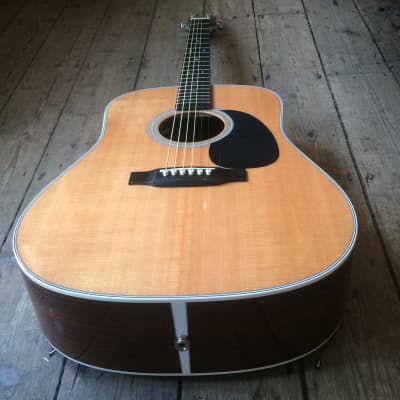 2011  Martin D28 P Acoustic Natural finish comes with a hard shell case image 3