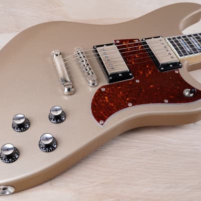 BilT El Hombre Custom Electric Guitar 2015 Shoreline Gold w/ Hard Case image 4