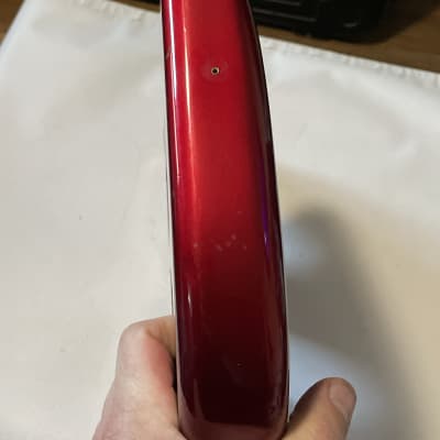 1980's Made in Japan Kramer Focus 2000 Candy Apple Red Guitar Body Floyd Ready image 15