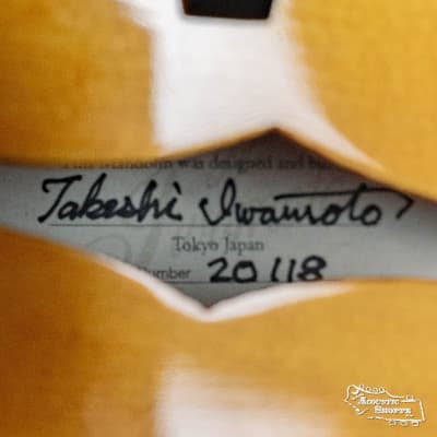 (Used) Iwamoto F5 Adirondack/Maple F-Style Mandolin #118 image 5