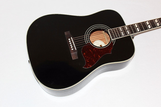 Epiphone Hummingbird Artist Black Acoustic Guitar