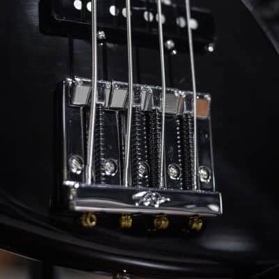 Fender Geddy Lee Jazz Bass - Maple Fingerboard - Black w/Deluxe Gig Bag - Floor Model image 11