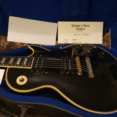 1969 Gibson Les Paul Custom FAMOUS Artist Owned by BUSH! Played on stage at Woodstock! Black Beauty image 11