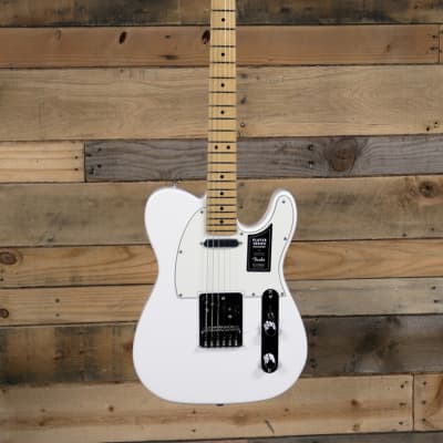 Fender Player Telecaster Electric Guitar Polar White w/ Maple Fretboard image 4