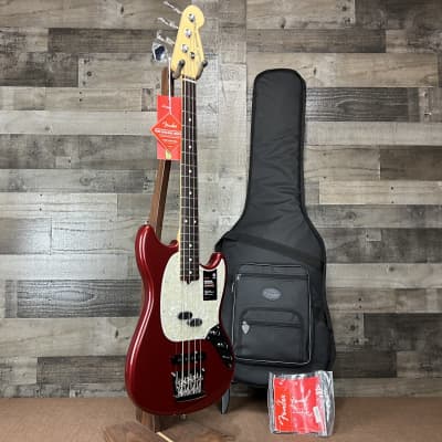 Fender American Performer Mustang Bass - Aubergine with Rosewood Fingerboard for sale