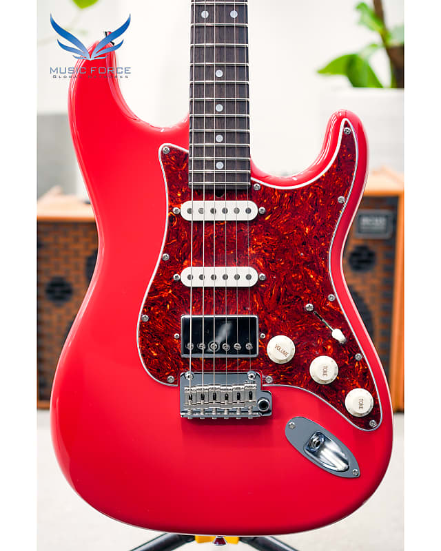 James Tyler Japan Classic HSS-Fiesta Red w/US Tortoise PG