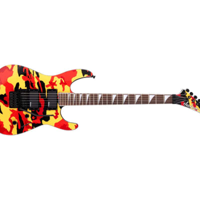 Jackson X Series Soloist SLX DX Camo Guitar - Multi-Color Camo w/Laurel FB image 4