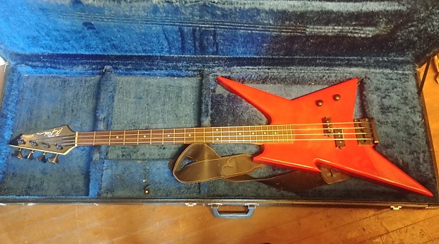 B.C. Rich Ironbird Bass 1987 Red Reverb Brazil