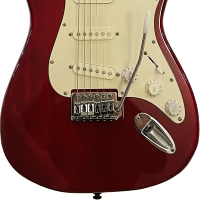 Kona Double Cut Strat Style SSS 2000’s Trans Red for sale