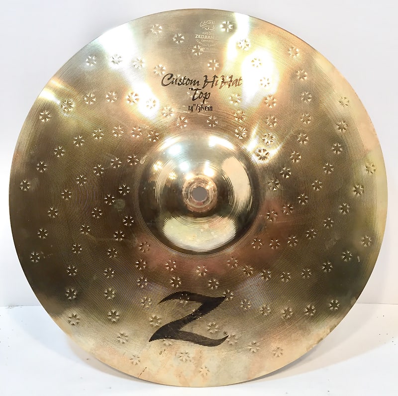 Zildjian 14" Z Custom Hi-Hat Cymbal (Top) 1993 - 2001 image 1
