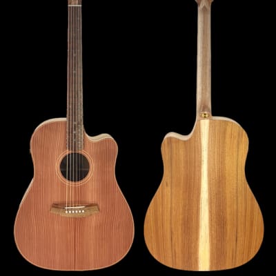 Cole Clark Fat Lady 2 Redwood Blackwood CCFLDEC-RDBL Acoustic Guitar image 2