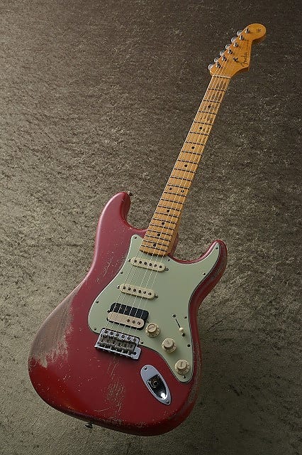 Fender Custom Shop Master Built 1960 s Stratocaster Heavy Relic Desert Sand on Dakota Red by Dale Wi image 1