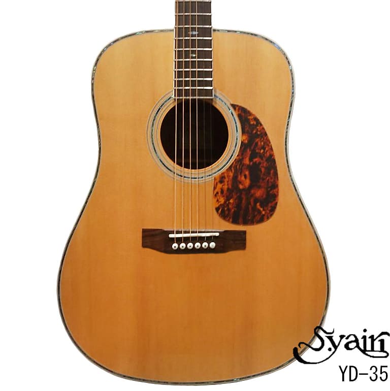 S.Yairi YD-35 Solid wood Sitka Spruce & Indian Rosewood Dreadnought  acoustic guitar High-quality