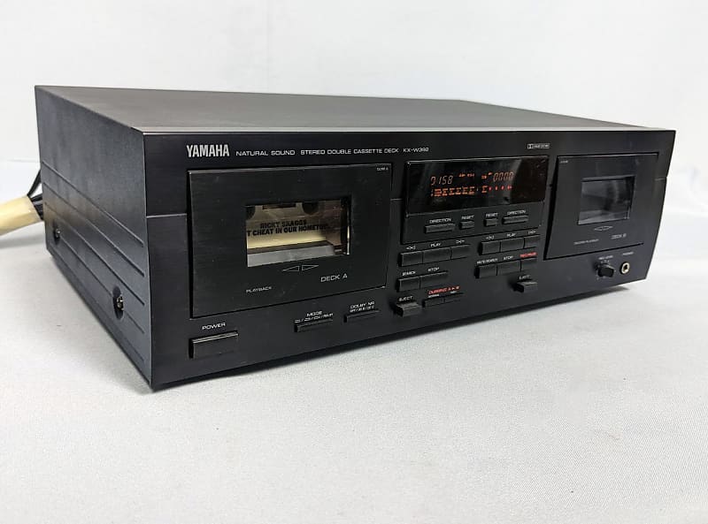 【動作品】Yamaha KX-W392 カセットデッキ／カセットテープ付き YAMAHA ◎YAMAHA KX-493 カセットデッキ◎（V47） : ミサオ