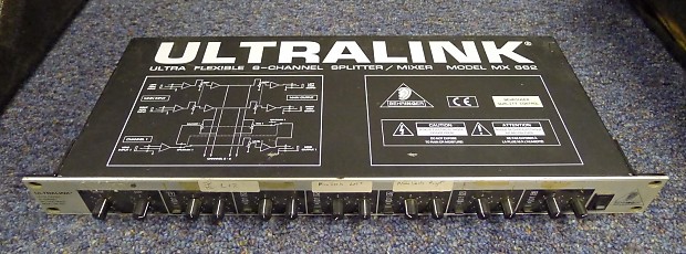 Immagine Behringer Ultralink MX 662 6 Channel Splitter Mixer MX662 RACK PRO AUDIO T20931 - 1