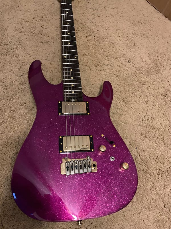 Purple Harley Benton Fusion-II HH Pro Series ($300 all together