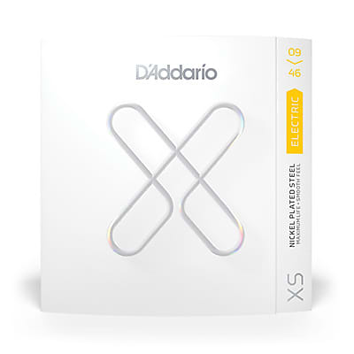 D'Addario XS Coated Nickel Electric Guitar Strings - Super Light Top/Regular Bottom (09-46) image 1