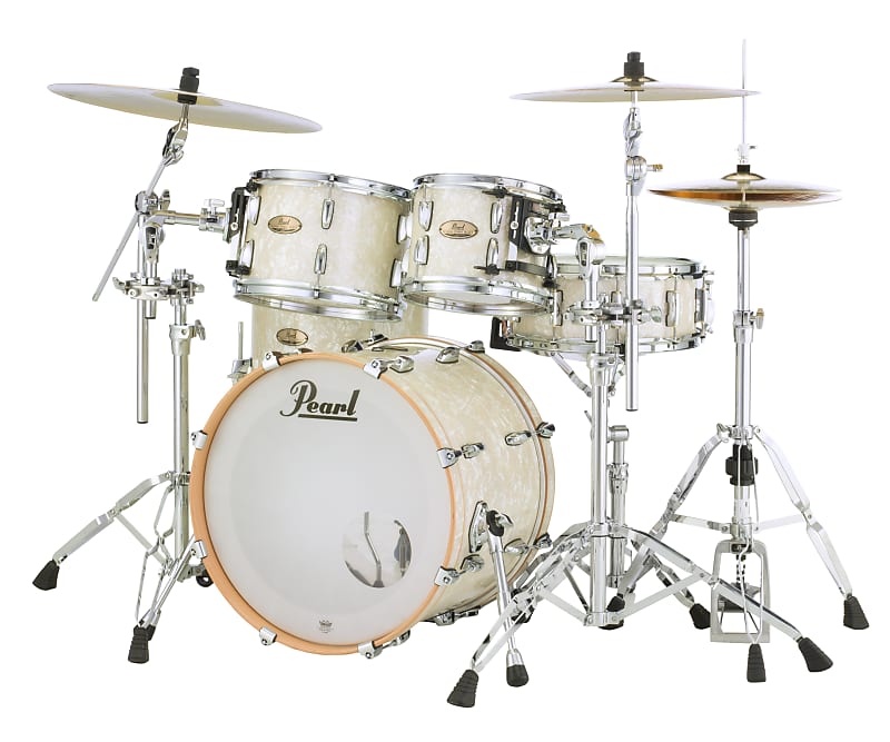 Pearl Session Studio Select Series 4-piece shell pack NICOTINE WHITE MARINE PEARL STS904XP/C405 image 1
