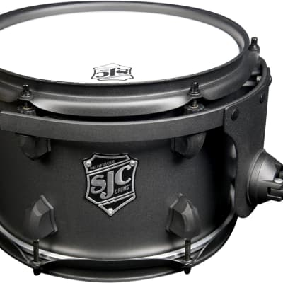 SJC Custom Drums Pathfinder Series Mounted Tom - 7 x 10 inch - Galaxy Grey