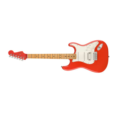 Fender Limited Edition Player Stratocaster HSS Guitar in Fiesta Red image 2
