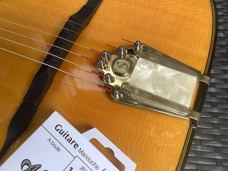 【希少】SAGA JAPAN BM500 Django Jazz Guitar Saga “Django Jazz Guitar BM-500” (mid 80's) :: SHOW BY BANJO