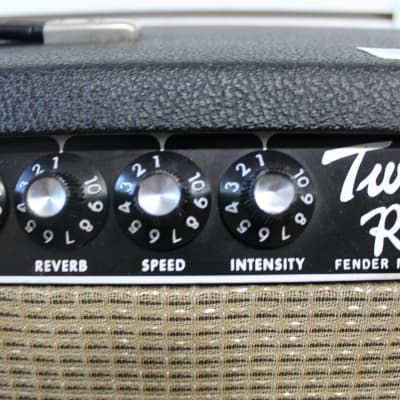 Fender 1967 Vintage Twin Reverb Amp w/Cover image 4