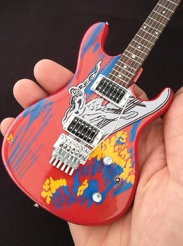 Joe Satriani Silver Surfer Model - Miniature Guitar Replica Collectible image 1