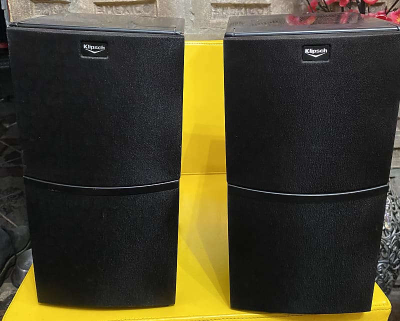 Klipsch Icon VB15 - Black Bookshelf Speakers | Reverb